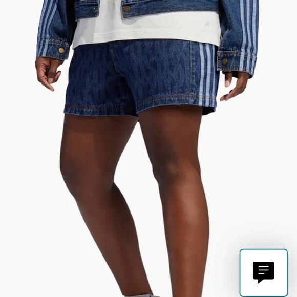 IVY PARK denim shorts size 36 unisex NWT